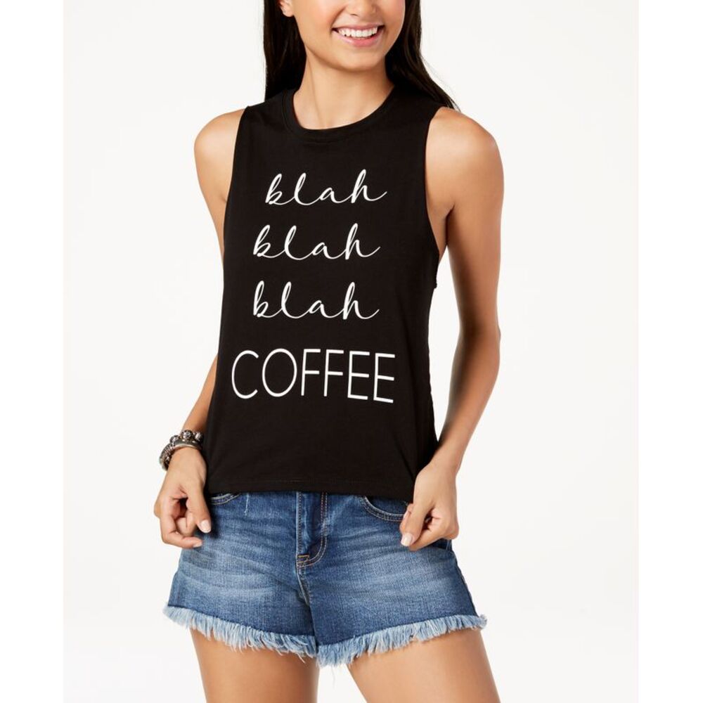 Pretty Rebellious Juniors Graphic Tank Top